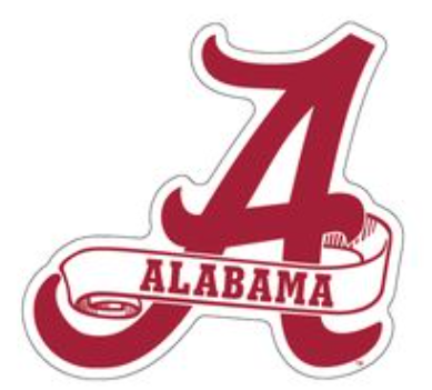 3" Script A W/Banner Decal