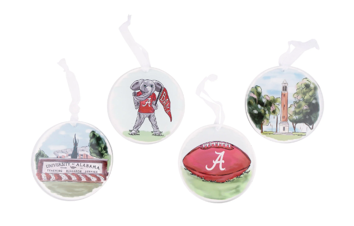 Al Ornament Set Of 4