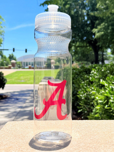 Water Bottle Clear Script A