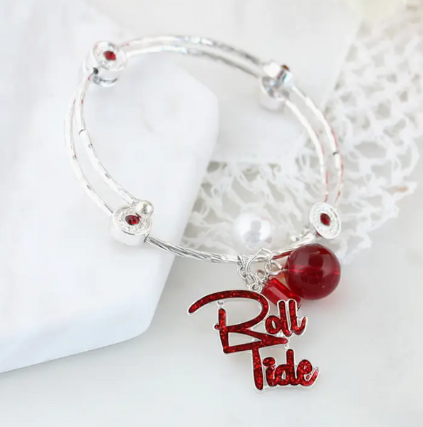 AL ROLL TIDE SLOGAN BRACELET