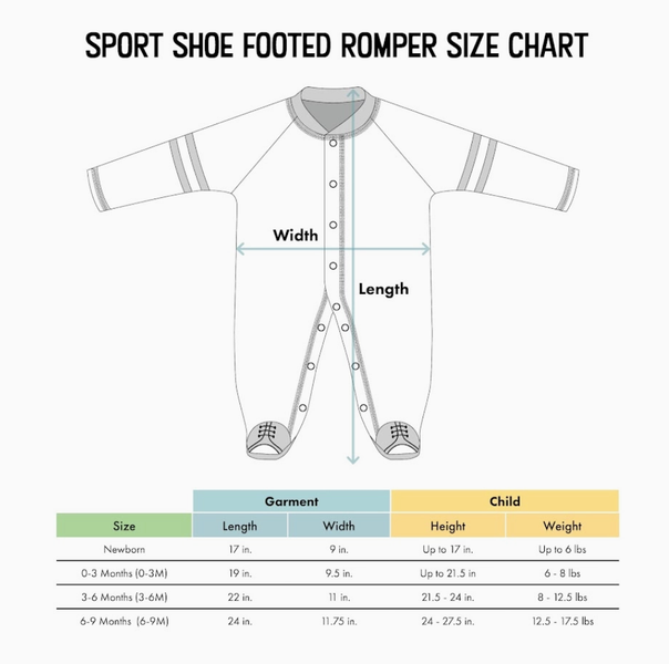 Sport Shoe Footed Romper Grey and Pink
