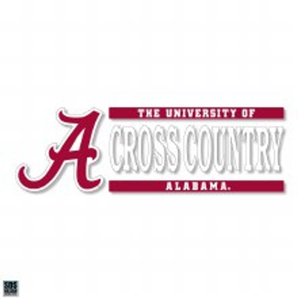 Cross Country 6"x2" Block Decal
