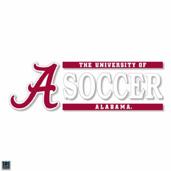 Soccer 6"x2" Block Decal