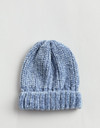 ASOS DESIGN chenille rib turn up beanie