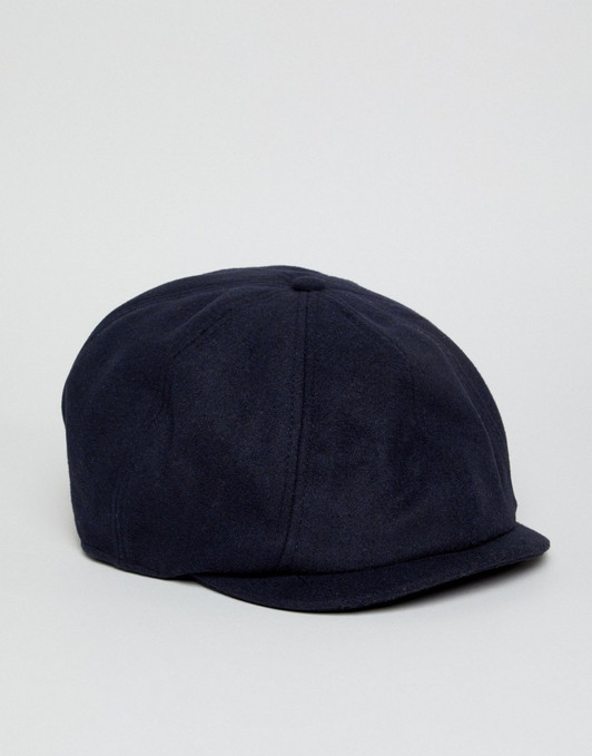 Baker boy in navy felt