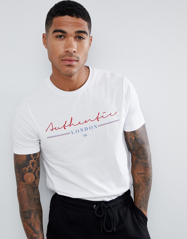 ASOS DESIGN t-shirt with authentic London print