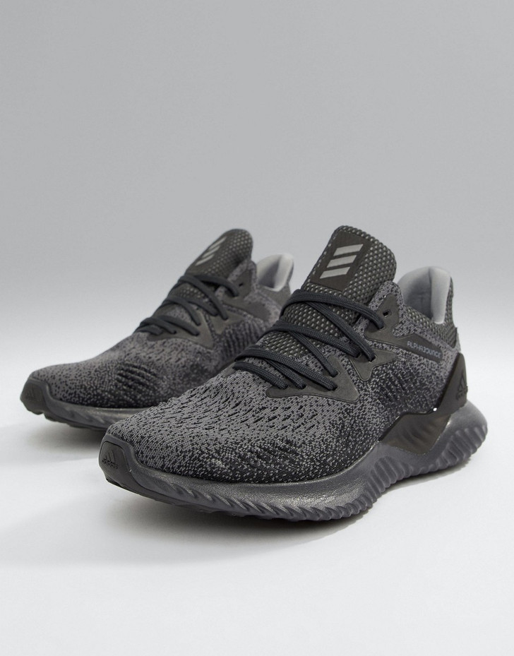 Adidas Alphabounce beyond trainers in black aq0573