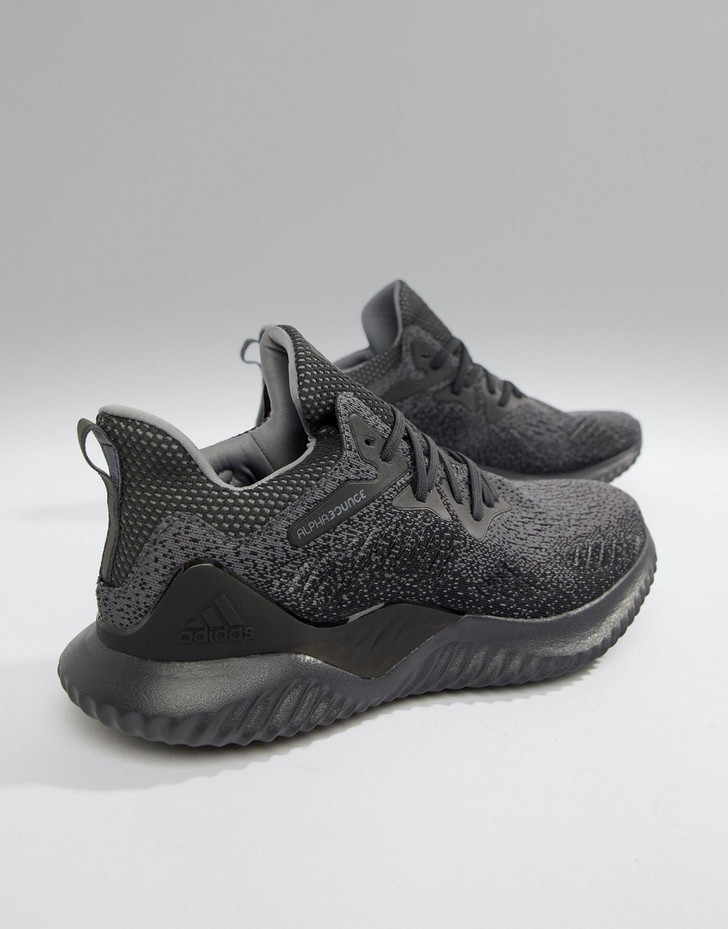 Adidas Alphabounce beyond trainers in black aq0573