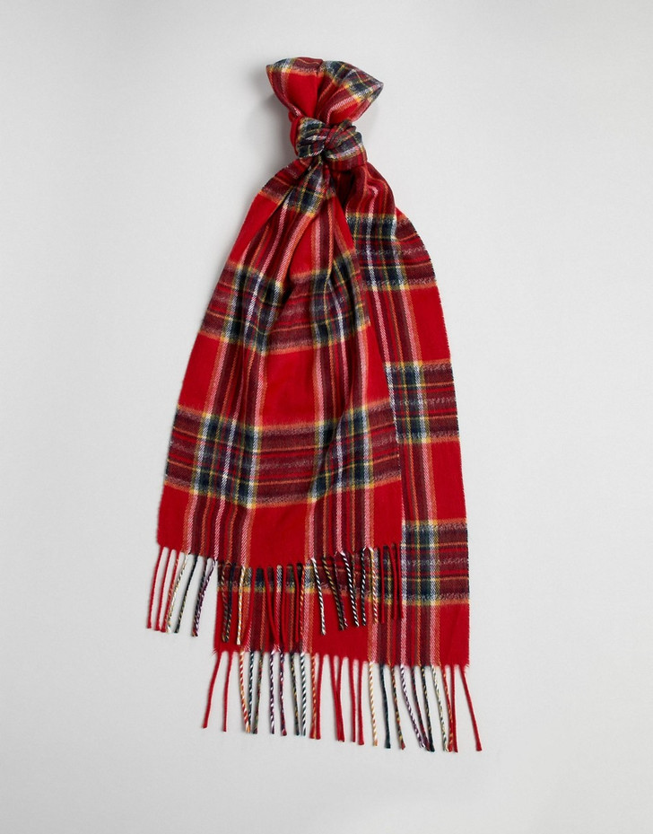 River Island scarf in red tartan