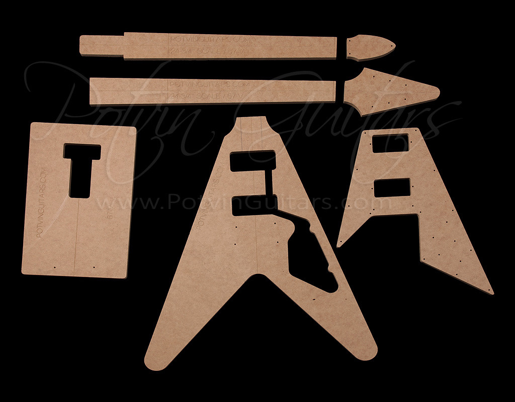 VStyle '67 Template Set Potvin Guitars