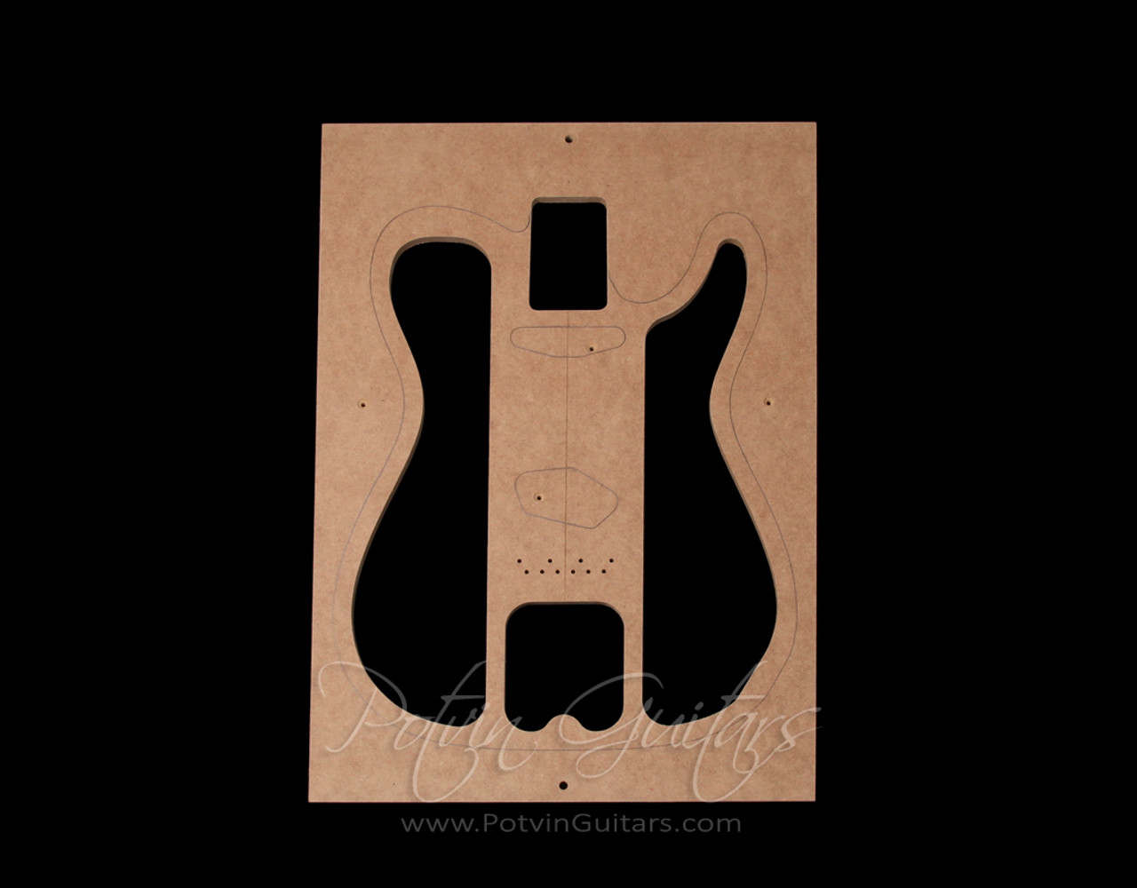 T/S-Style Template Set - Potvin Guitars