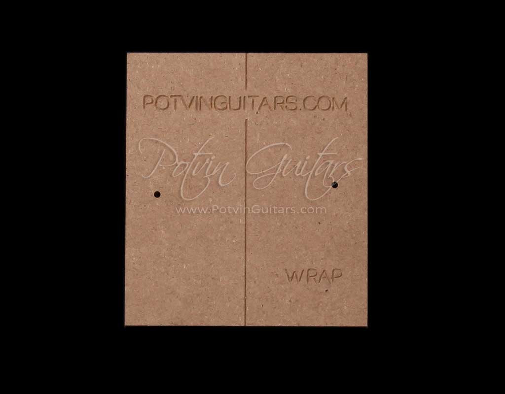 Wraparound Bridge Template - Potvin Guitars