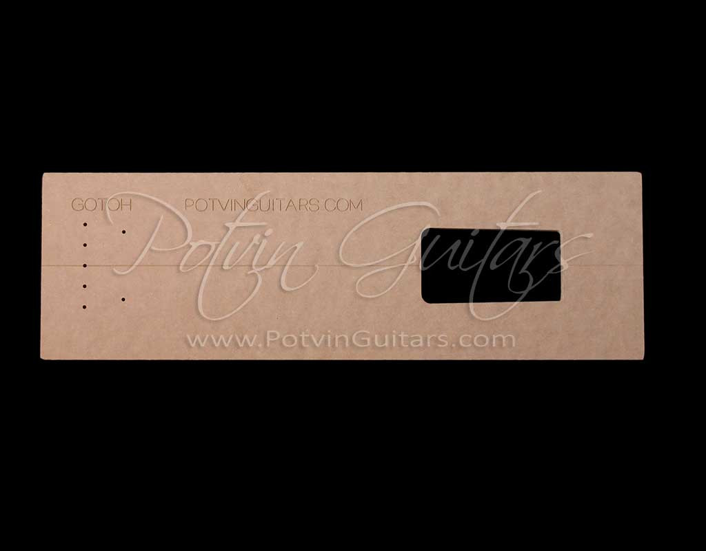 PStyle Bass Neck Pocket Template Potvin Guitars