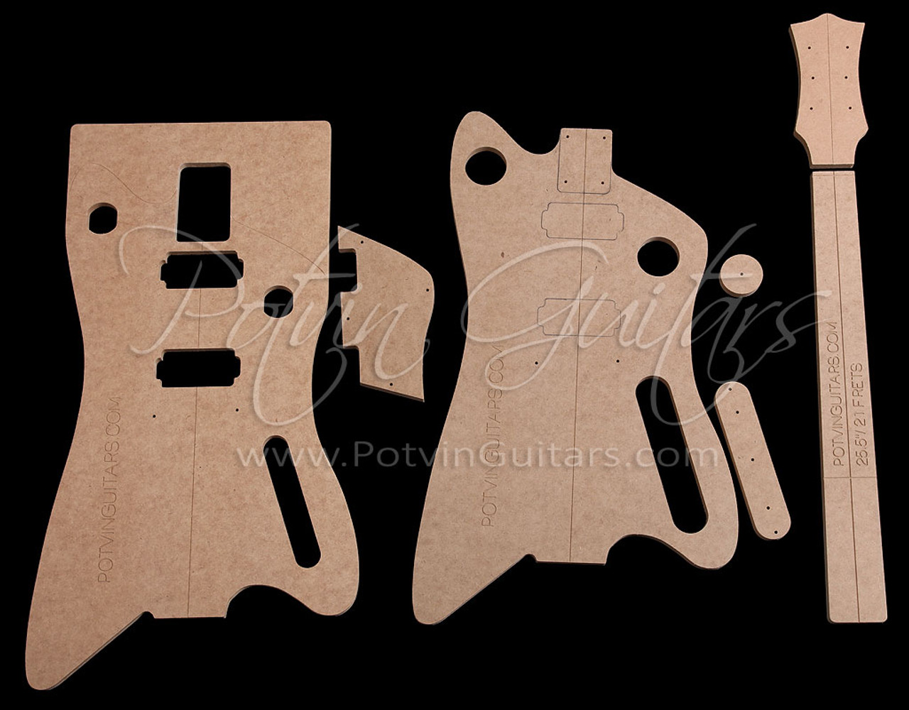 T/S-Style Template Set - Potvin Guitars