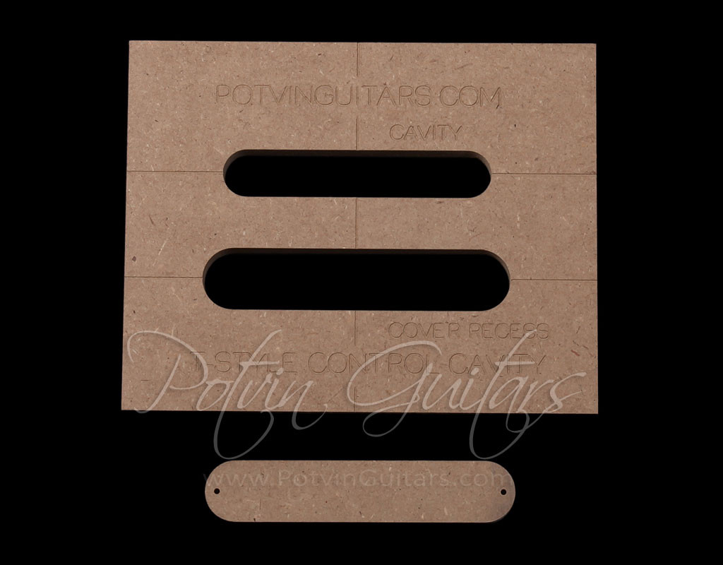 TStyle Control Cavity Template Potvin Guitars