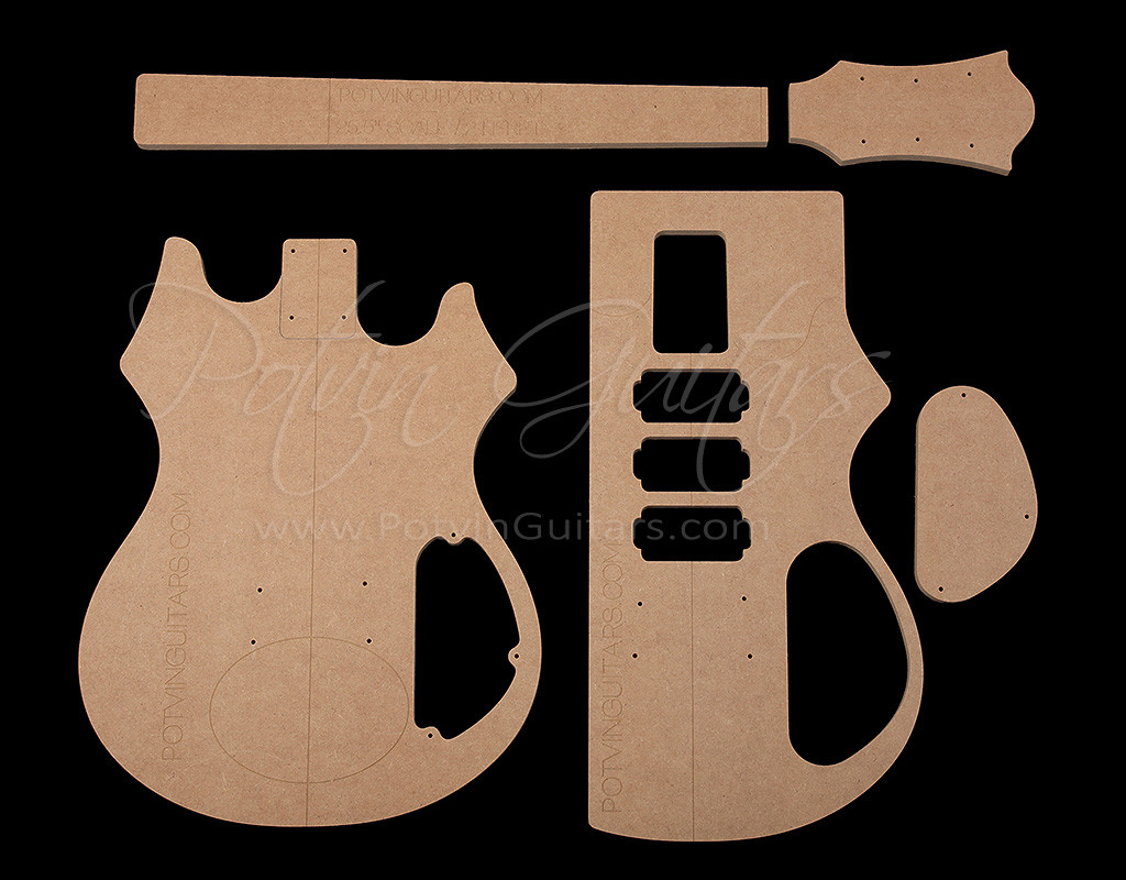 JGT Template Set - Potvin Guitars