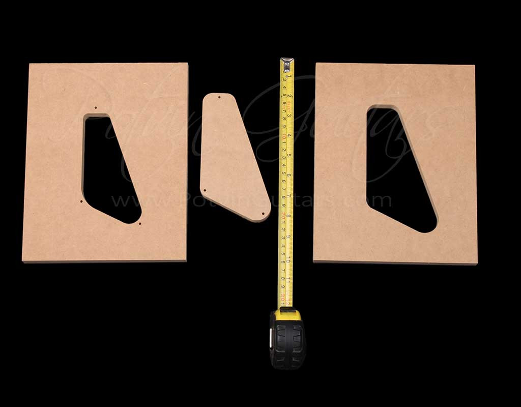 Control Cavity Template Set (Type 3) Potvin Guitars