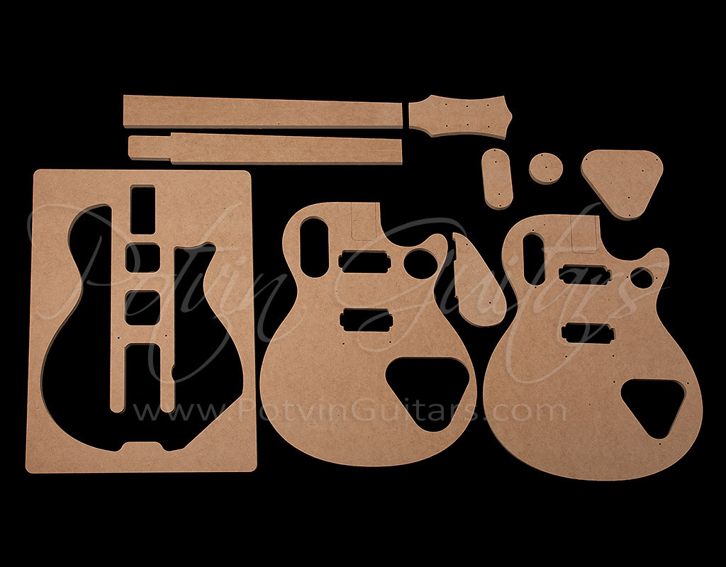 AL Template Set Potvin Guitars