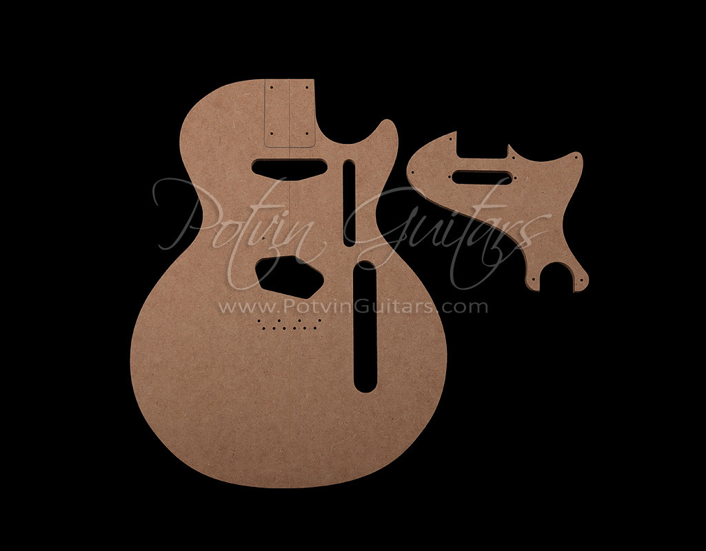 LP Style Mashup Template Potvin Guitars