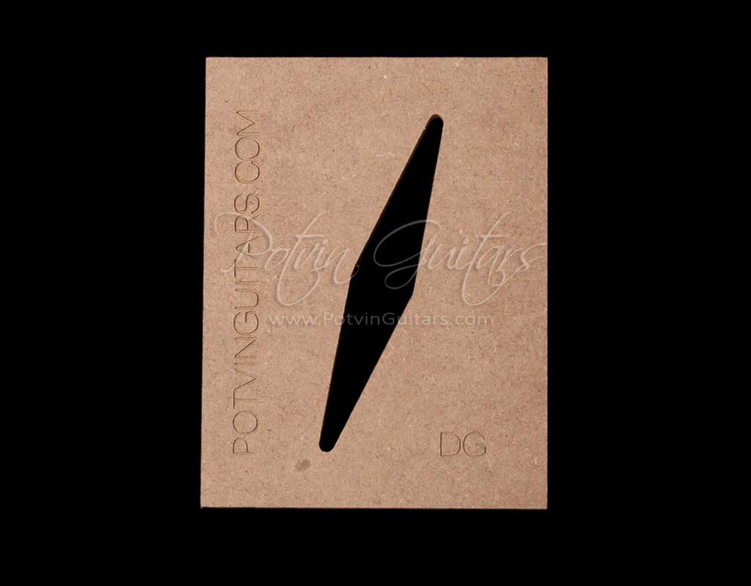 Diamond F hole Template Potvin Guitars Diamond F hole Template Potvin Guitars