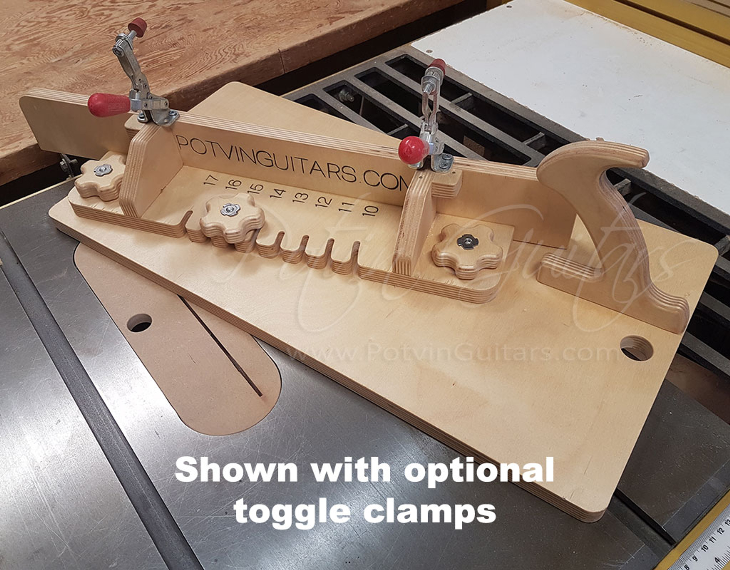 Guitar Templates Jigs and Luthier Tools by Potvin Guitars