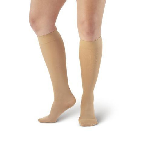 See just how comfortable graduated compression hosiery can be in our Style 211 knee high.