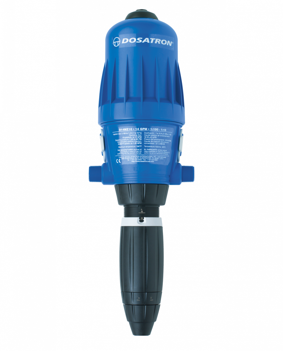 Dosatron D14MZ10 14 GPM Dosing Pump (1:100 to 1:10 Dilution