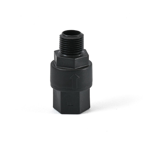 Check Valve 1/2" FNPT x 1/2" MNPT 3# - Hastelloy/Viton