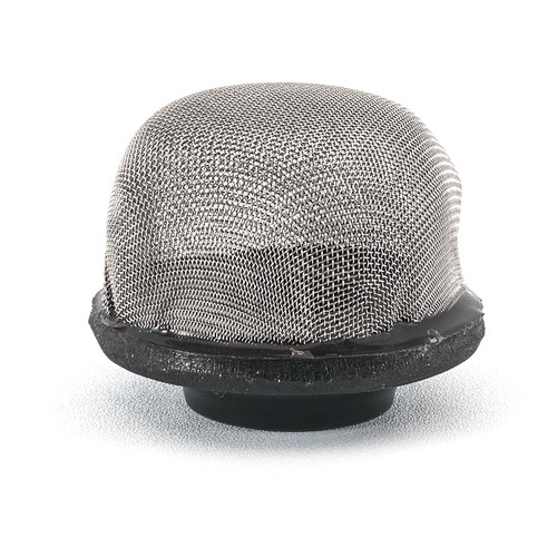 Suction Strainer, PVC 1/2" NPT 304 Stainless 40 Mesh Screen