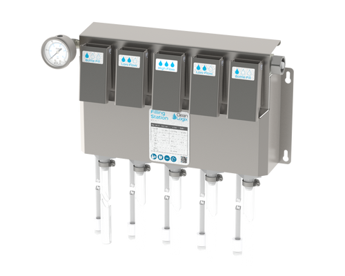 SLX-FILL-PL5P Push Lever Filling Station, 5-Station