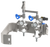 SLX Venturi Sanitize & Foam, Multi-Station - Stainless Steel