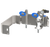The SLX Foam and Rinse multi-station all-in-one cleaning system for industrial processing equipment using ready to use (RTU) cleaning solutions (35-125 PSI) from one location using multiple hose drops.