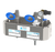 The SLX Foam and Rinse multi-station all-in-one cleaning system for industrial processing equipment using ready to use (RTU) cleaning solutions (35-125 PSI) from one location using multiple hose drops.