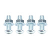 Wheel Stud, 5/16-18 in Thread, 1.250 in Long, Nuts Included, Steel, Zinc Plated, Set of 4
 Wheel Stud, 5/16-18 in Thread, 1.250 in Long, Nuts Included, Steel, Zinc Plated, Set of 4