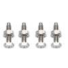Wheel Stud, 5/16-18 in Thread, 1.500 in Long, Nuts Included, Titanium, Natural, Set of 4 Wheel Stud, 5/16-18 in Thread, 1.500 in Long, Nuts Included, Titanium, Natural, Set of 4