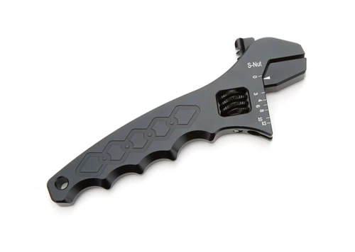 TIP8532 Adjustable Wrench AN Black Aluminum