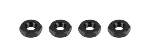 TIP5664 Jam Nut 10-32 in Right Hand Thread Aluminum Blk Anodized Set of 4