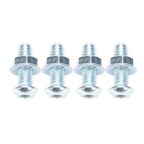 Wheel Stud, 5/16-18 in Thread, 1.250 in Long, Nuts Included, Steel, Zinc Plated, Set of 4
 Wheel Stud, 5/16-18 in Thread, 1.250 in Long, Nuts Included, Steel, Zinc Plated, Set of 4
