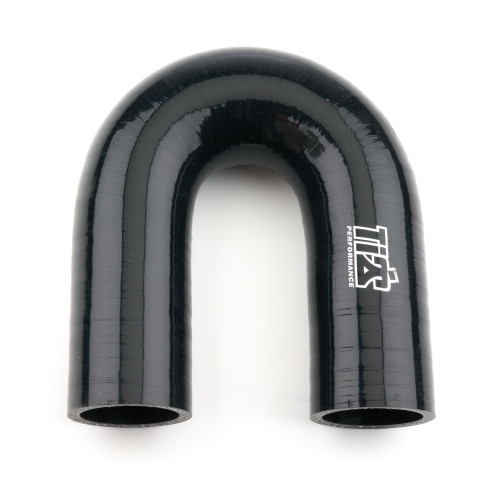 TIP5164 Radiator Hose 180 Degree 1.5 in ID Silicone Black Sprint Car Each