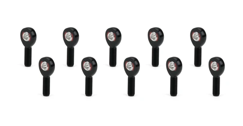 TIP8253-10 Rod End Spherical 1/2 in Bore 5/8-18 in Left Hand Male Thread Set of 10 Ti22 Performance