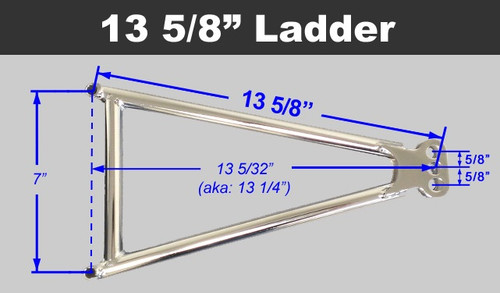 Jacobs Ladder 13-5/8 ADJ Chromoly w Ti Hardware TIP2446 SprintCar Ti22 Performance Jacobs Ladder 13-5/8 ADJ Chromoly w Ti Hardware TIP2446 SprintCar Ti22 Performance