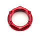 TIP2878 Rear Axle Nut, Right Hand Thread, Aluminum, Red Anodized, Sprint Rear Axles, Each