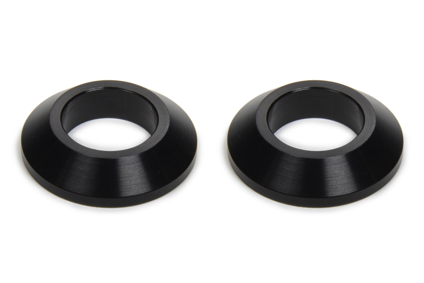 TIP8221 Tapered Spacers 1/2in ID 1/4in Thick Black 2pk