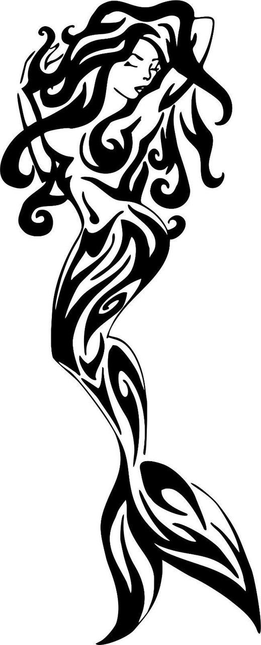 15 Simple and Traditional Mermaid Tattoo Designs