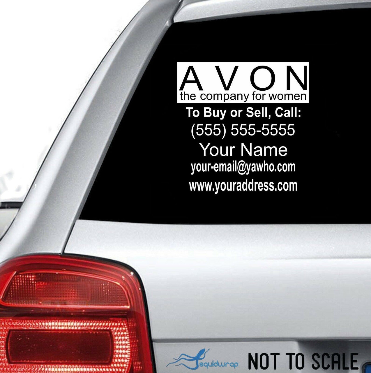 Cartoons Vinyl Decals, Stickers & Vinyl Art Avon Lady Bumper Sticker ...