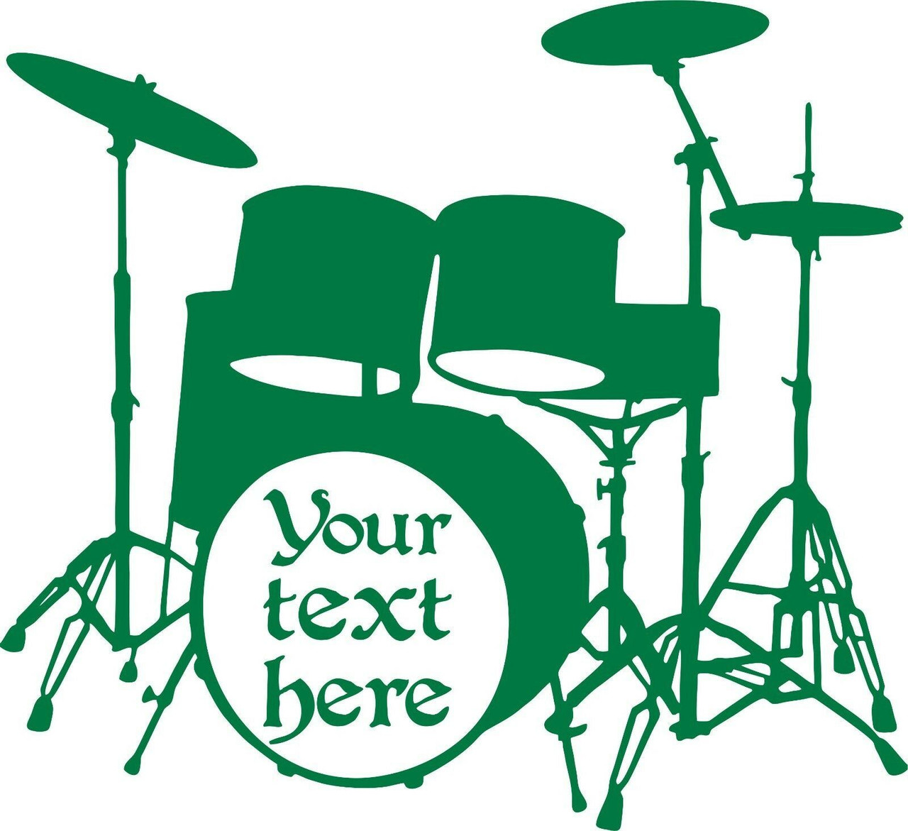 Large online sales Skeleton Rock Music Drummer Drums Car Truck Window