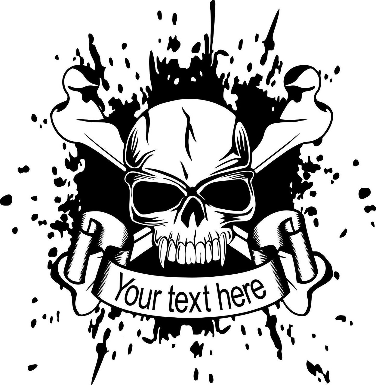 Epic Danger tattoo style vector type | Had to create this lo… | Flickr