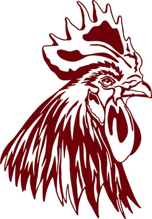 Chicken Head Rooster Farm Bird Car Truck Window Laptop Vinyl Decal Sticker