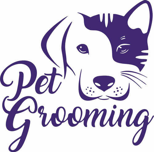 Dog Cat Grooming Pet Animal Groomer Shop Car Truck Window Vinyl Decal Sticker