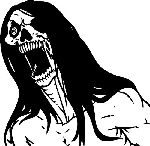 Skull Zombie Rock n Roll Monster Creature Car Truck Window Vinyl Decal Sticker Skull Zombie Rock n Roll Monster Creature Car Truck Window Vinyl Decal Sticker